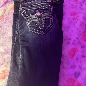 Rock Revival Bootcut Jeans Size 23 Womens